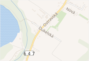 Dukelská v obci Bohumín - mapa ulice