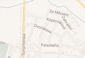 Dvořákova v obci Bohumín - mapa ulice
