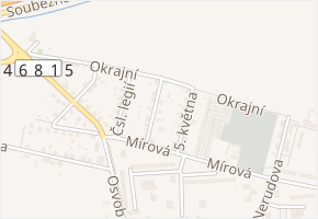 Kosmonautů v obci Bohumín - mapa ulice