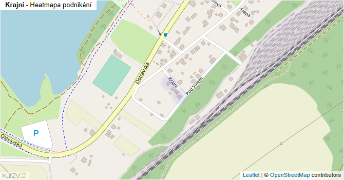 Krajní - mapa podnikání