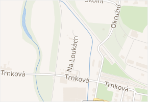 Na Loukách v obci Bohumín - mapa ulice