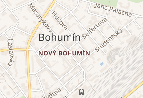 nám. T. G. Masaryka v obci Bohumín - mapa ulice