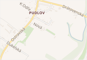 Nová v obci Bohumín - mapa ulice