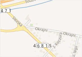 Okrajní v obci Bohumín - mapa ulice