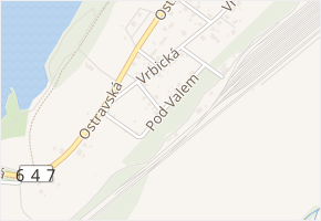 Pod Valem v obci Bohumín - mapa ulice