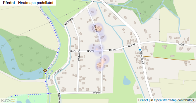 Přední - mapa podnikání
