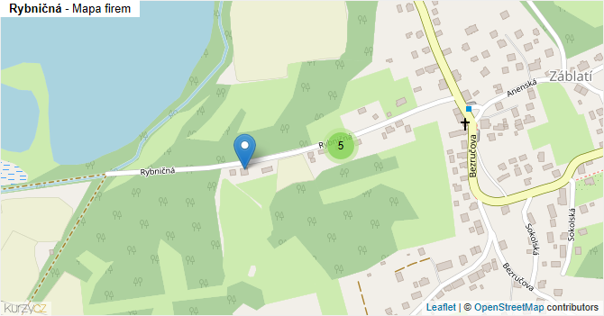 Rybničná - mapa firem