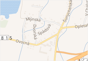 Spádová v obci Bohumín - mapa ulice