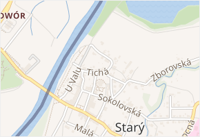 Tichá v obci Bohumín - mapa ulice
