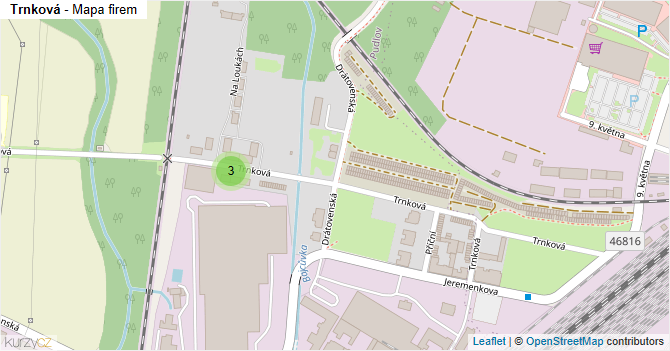 Trnková - mapa firem