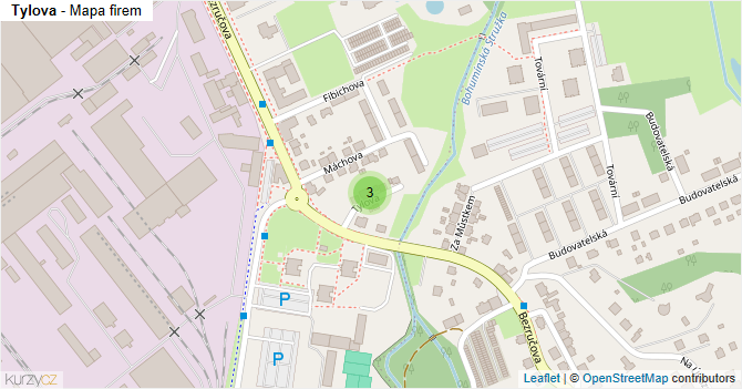 Tylova - mapa firem