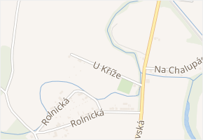 U Kříže v obci Bohumín - mapa ulice