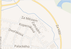 Zahradní v obci Bohumín - mapa ulice