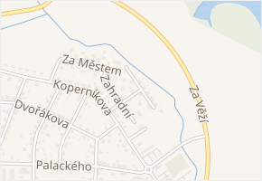 Zelená v obci Bohumín - mapa ulice