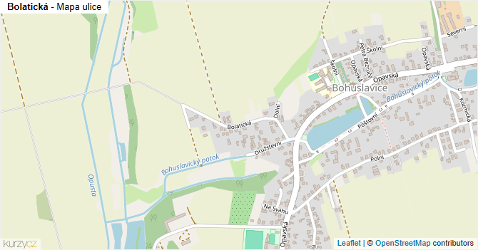 Bolatická - mapa ulice