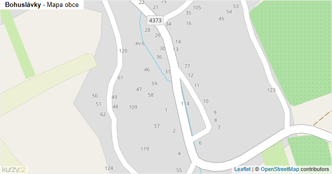 Bohuslávky - mapa firem