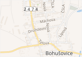 Družstevní v obci Bohušovice nad Ohří - mapa ulice