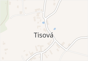 Tisová v obci Bohutín - mapa části obce