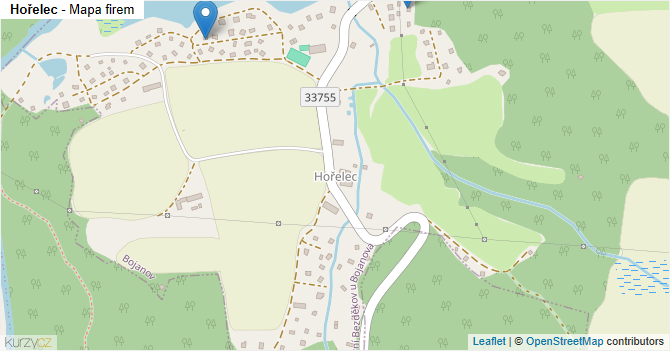 Hořelec - mapa firem