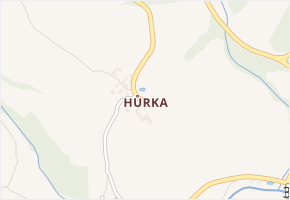 Hůrka v obci Bojanov - mapa části obce