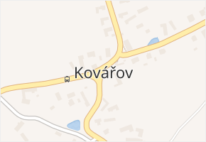 Kovářov v obci Bojanov - mapa části obce