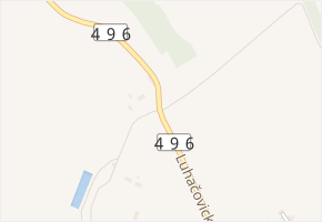Luhačovická v obci Bojkovice - mapa ulice