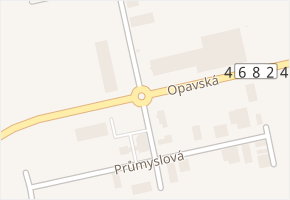 Průmyslová v obci Bolatice - mapa ulice