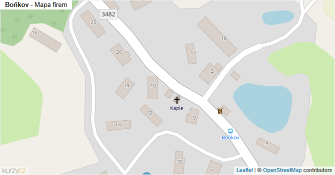 Boňkov - mapa firem