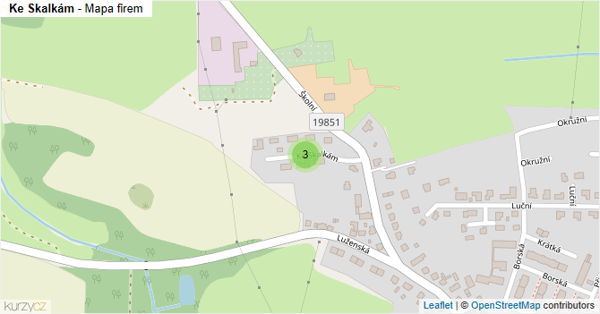 Ke Skalkám - mapa firem