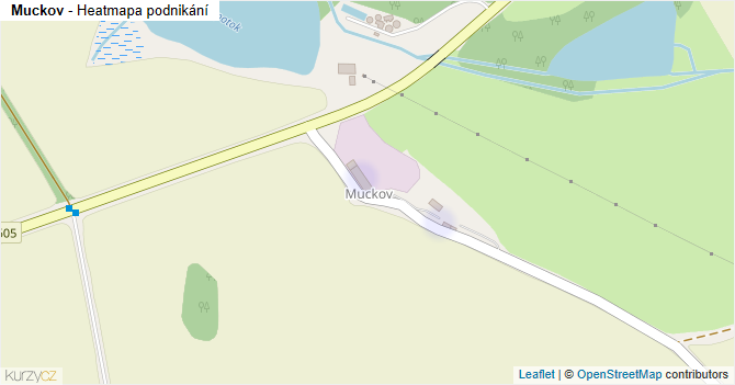 Muckov - mapa podnikání