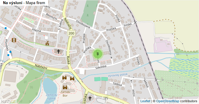 Na výsluní - mapa firem