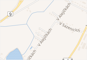 Ke Kaštanům v obci Bořanovice - mapa ulice