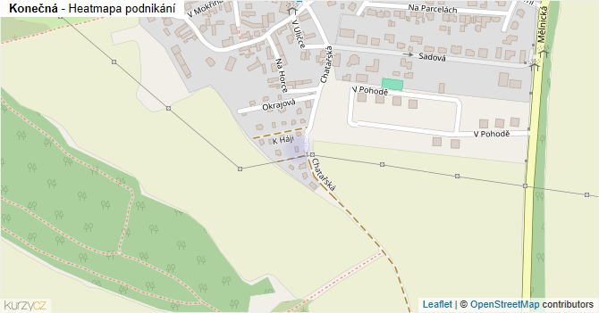 Konečná - mapa podnikání