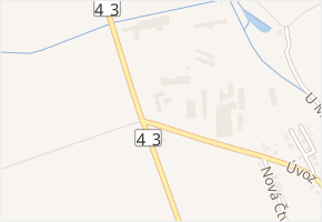 K Větrníkům v obci Bořitov - mapa ulice