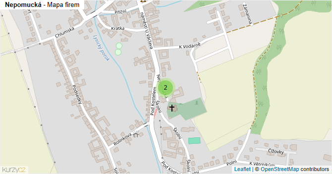 Nepomucká - mapa firem