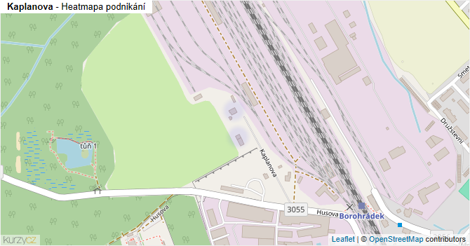 Kaplanova - mapa podnikání