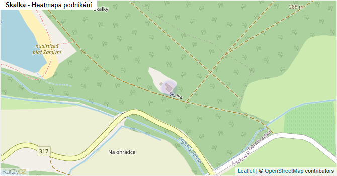 Skalka - mapa podnikání