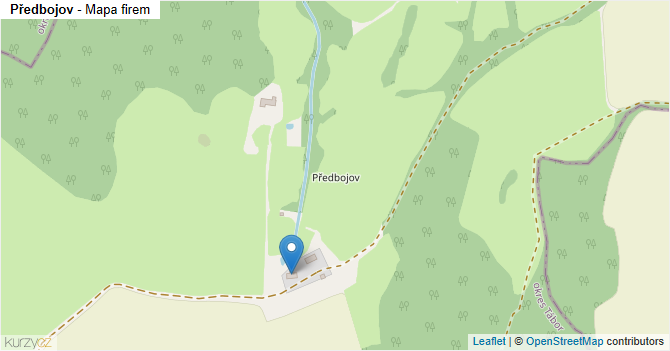 Předbojov - mapa firem