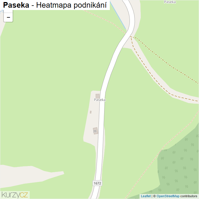 Mapa Paseka - Firmy v části obce.