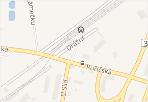 Drážní v obci Boršov nad Vltavou - mapa ulice