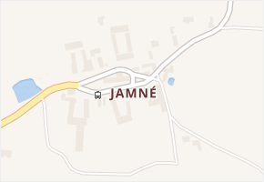 Jamné v obci Boršov nad Vltavou - mapa části obce
