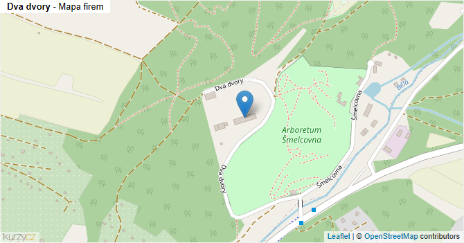 Dva dvory - mapa firem