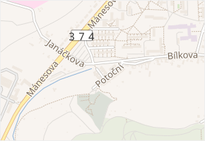 Sukova v obci Boskovice - mapa ulice