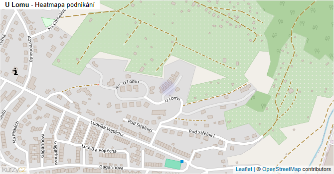 U Lomu - mapa podnikání