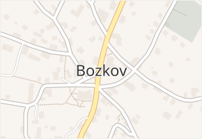 Bozkov v obci Bozkov - mapa části obce