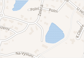 Na Výsluní v obci Bradlec - mapa ulice