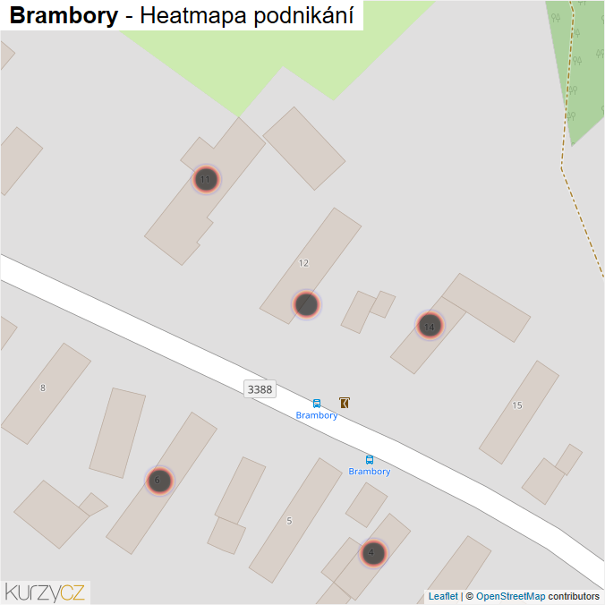 Mapa Brambory - Firmy v obci.