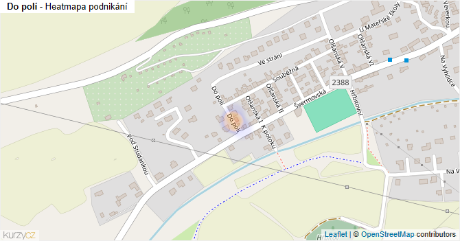 Do polí - mapa podnikání