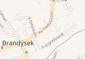 Ke Třebusicům v obci Brandýsek - mapa ulice
