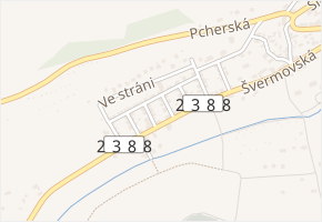 Olšanská III v obci Brandýsek - mapa ulice